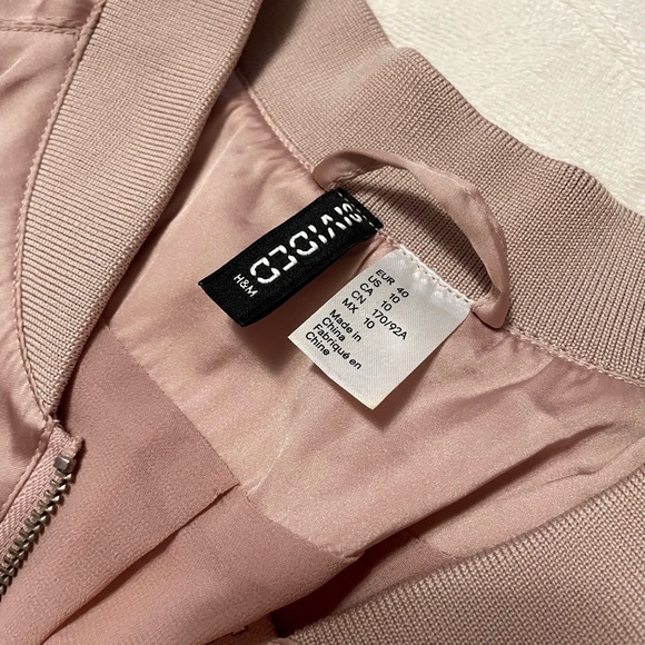 H&M Silky Pink Jacket Women’s 10 - Picture 10 of 10
